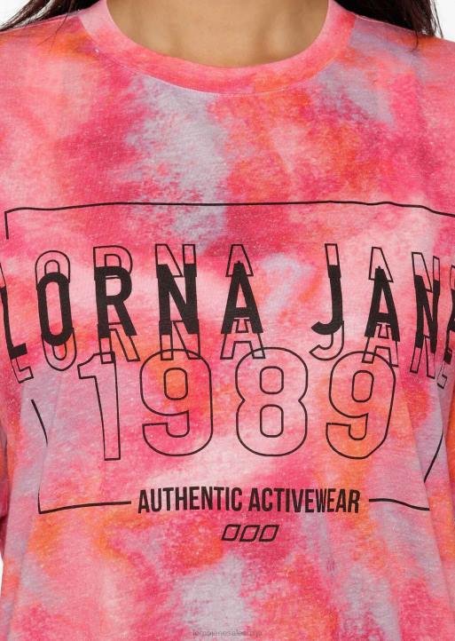 Жене Lorna Jane отисак фестивалске грознице фестивалска грозница опуштена мајица 8HV8224